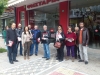 Περιοδεία ενημέρωσης απο τον επικεφαλής και υποψήφιο Δήμαρχο Νίκο Σακούτη, στο κέντρο της Πετρούπολης.